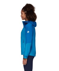 Ona mmtsklep Kurtki I Kamizelki | Kurtka Convey Tour Hs Hooded Jacket Women Gentian-Ice