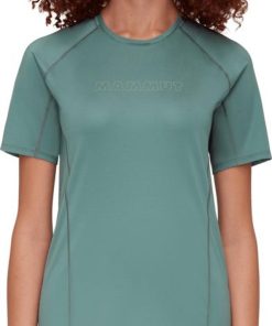 Ona mmtsklep Koszulki I Koszule | Koszulka Selun Fl T-Shirt Women Logo Dark Jade