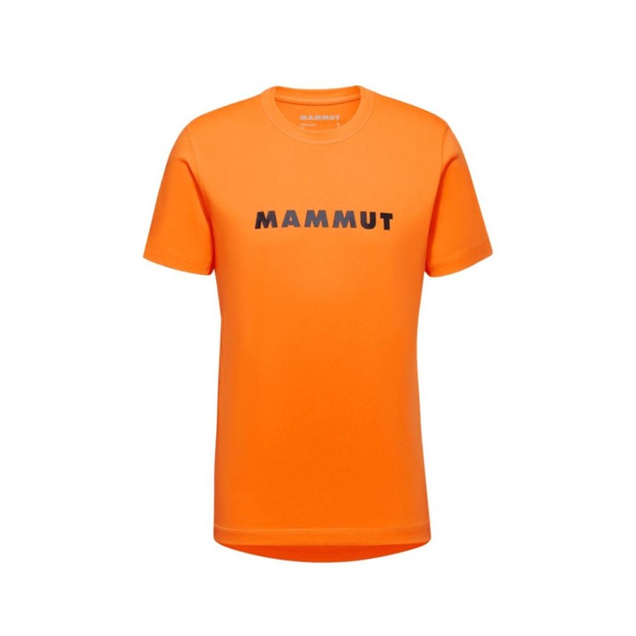 On mmtsklep Koszulki I Koszule | Koszulka Mammut Core T-Shirt Men Logo Dark Tangerine