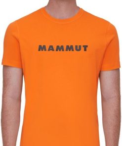 On mmtsklep Koszulki I Koszule | Koszulka Mammut Core T-Shirt Men Logo Dark Tangerine