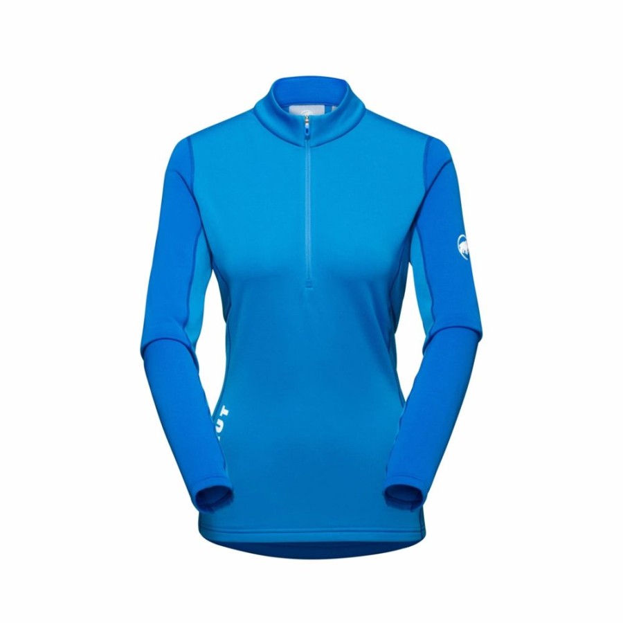 Ona mmtsklep Polary I Bluzy | Bluza Aenergy Ml Half Zip Pull Women Gentian-Ice