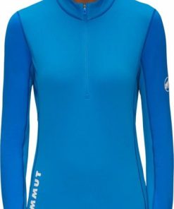 Ona mmtsklep Polary I Bluzy | Bluza Aenergy Ml Half Zip Pull Women Gentian-Ice