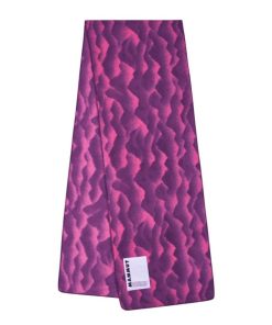 On mmtsklep Chusty | Szalik Fleece Scarf Mountains Pink-Grape