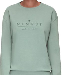 Ona mmtsklep Polary I Bluzy | Bluza Mammut Core Ml Crew Neck Women Logo Jade