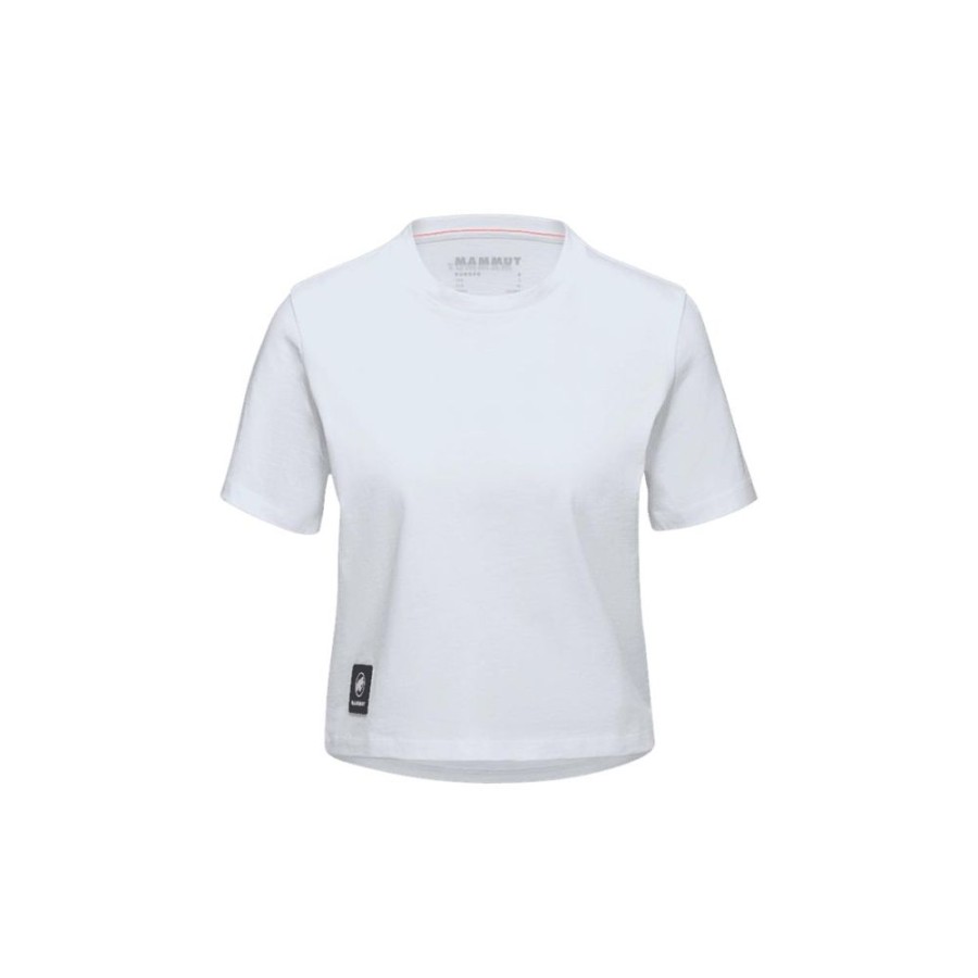 Ona mmtsklep Koszulki I Koszule | Koszulka Massone T-Shirt Cropped Women Patch White