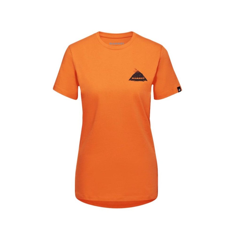 Ona mmtsklep Koszulki I Koszule | Koszulka Massone T-Shirt Women Crag Dark Tangerine