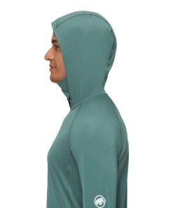 On mmtsklep Koszulki I Koszule | Koszulka Selun Fl Sun Hoody Men Dark Jade