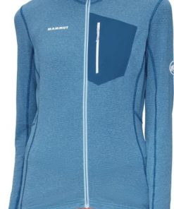 Ona mmtsklep Polary I Bluzy | Bluza Aenergy Light Ml Hooded Jacket Women Cool Blue-Deep Ice