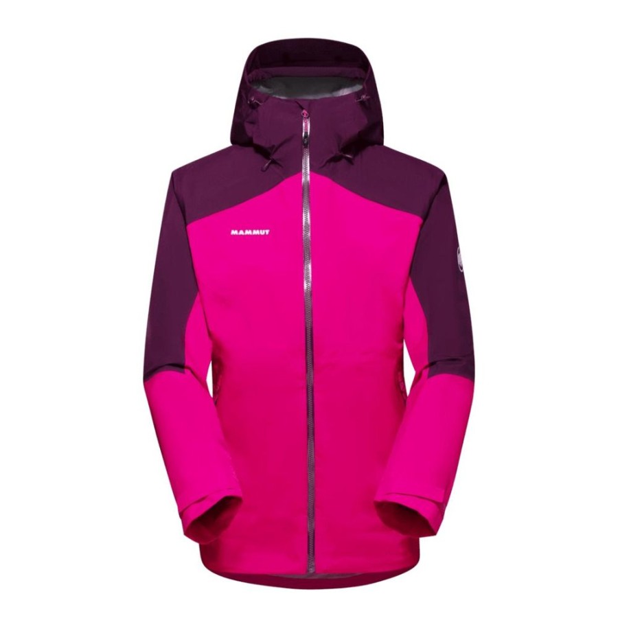 Ona mmtsklep Kurtki I Kamizelki | Kurtka Convey Tour Hs Hooded Jacket Women Pink-Grape