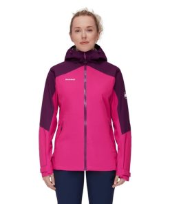 Ona mmtsklep Kurtki I Kamizelki | Kurtka Convey Tour Hs Hooded Jacket Women Pink-Grape