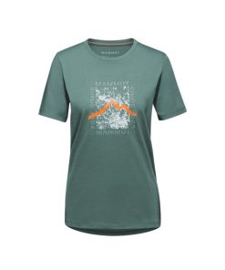 Ona mmtsklep Koszulki I Koszule | Koszulka Mammut Core T-Shirt Women Box Dark Jade