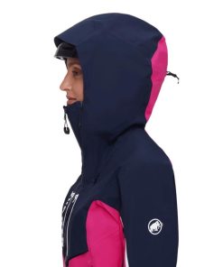 Ona mmtsklep Kurtki I Kamizelki | La Liste Pro Hs Hooded Jacket Women .S Pink-Marine