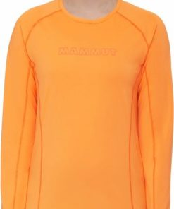 Ona mmtsklep Koszulki I Koszule | Koszulka Selun Fl Longsleeve Women Logo Tangerine