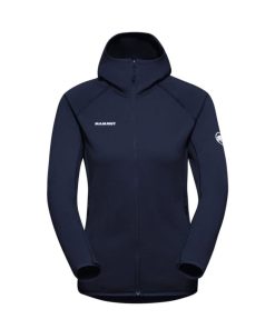 Ona mmtsklep Polary I Bluzy | Polar Aconcagua Ml Hooded Jacket Women Marine