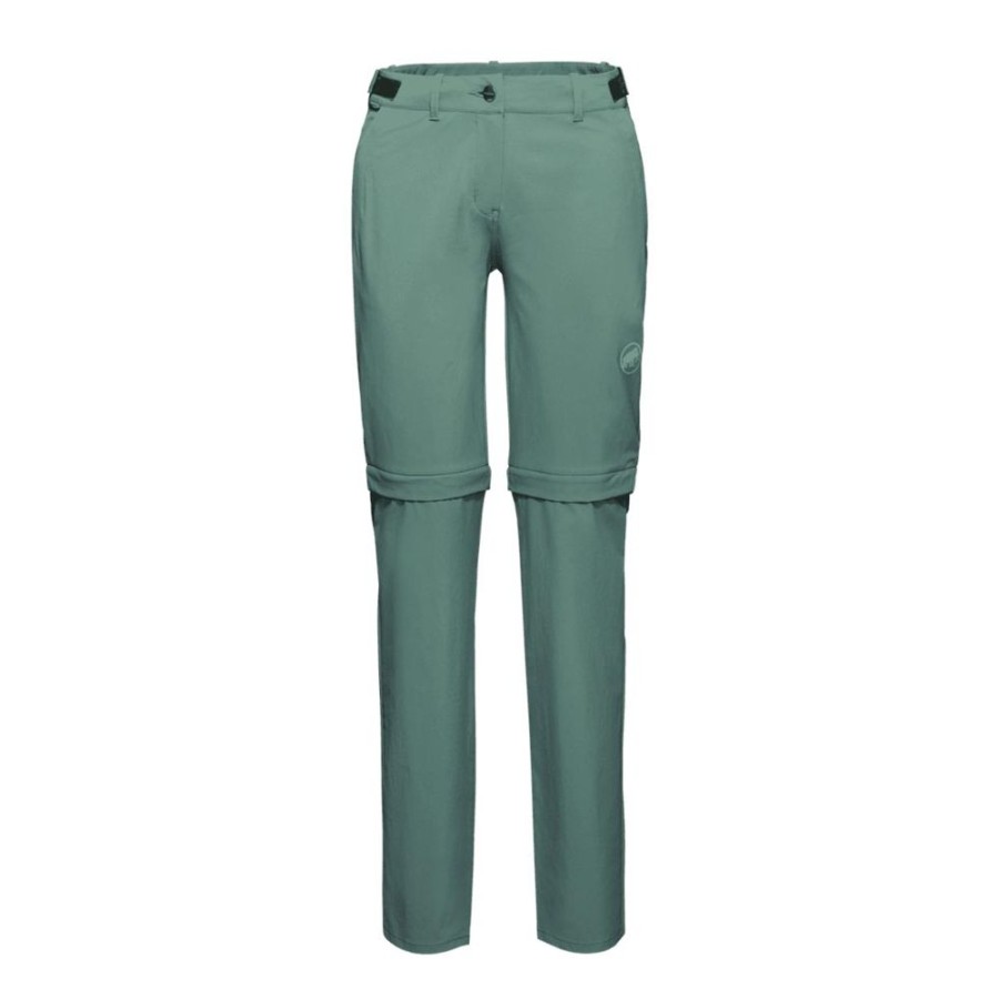 Ona mmtsklep Spodnie I Spodenki | Spodnie Runbold Zip Off Pants Women Dark Jade