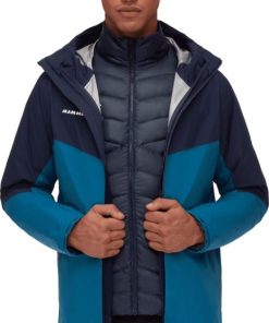 On mmtsklep Kurtki I Kamizelki | Kurtka Convey 3 In 1 Hs Hooded Jacket Men Deep Ice-Marine