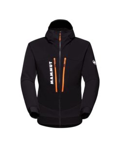 On mmtsklep Kurtki I Kamizelki | Aenergy So Hybrid Hooded Jacket Men Black-Vibrant Orange