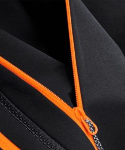 On mmtsklep Kurtki I Kamizelki | Aenergy So Hybrid Hooded Jacket Men Black-Vibrant Orange