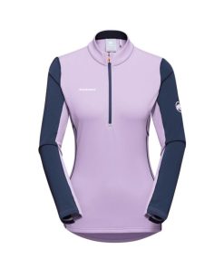 Ona mmtsklep Polary I Bluzy | Aenergy Ml Half Zip Pull Women Supernova-Marine