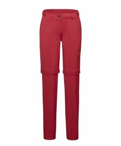 Ona mmtsklep Spodnie I Spodenki | Spodnie Runbold Zip Off Pants Women Blood Red