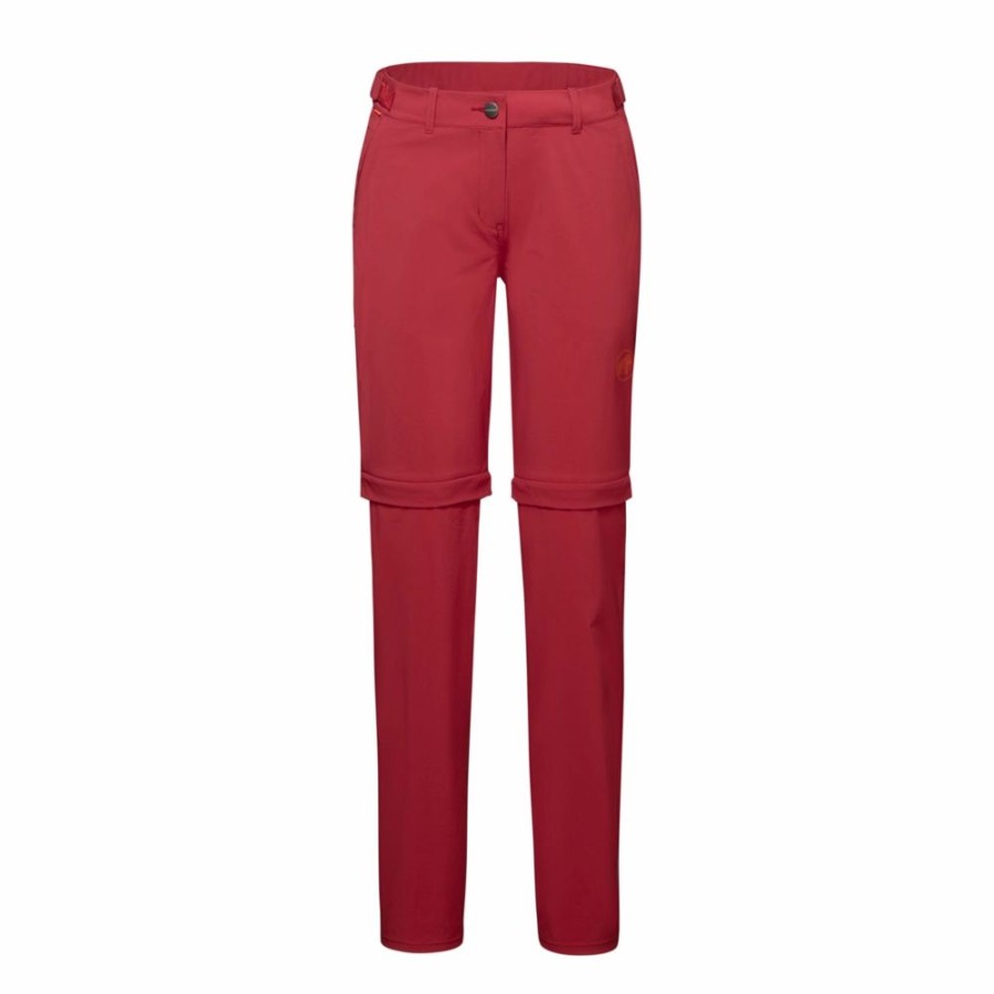 Ona mmtsklep Spodnie I Spodenki | Spodnie Runbold Zip Off Pants Women Blood Red