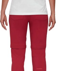 Ona mmtsklep Spodnie I Spodenki | Spodnie Runbold Zip Off Pants Women Blood Red