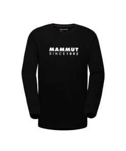 On mmtsklep Polary I Bluzy | Bluza Mammut Core Ml Crew Neck Men Logo Black