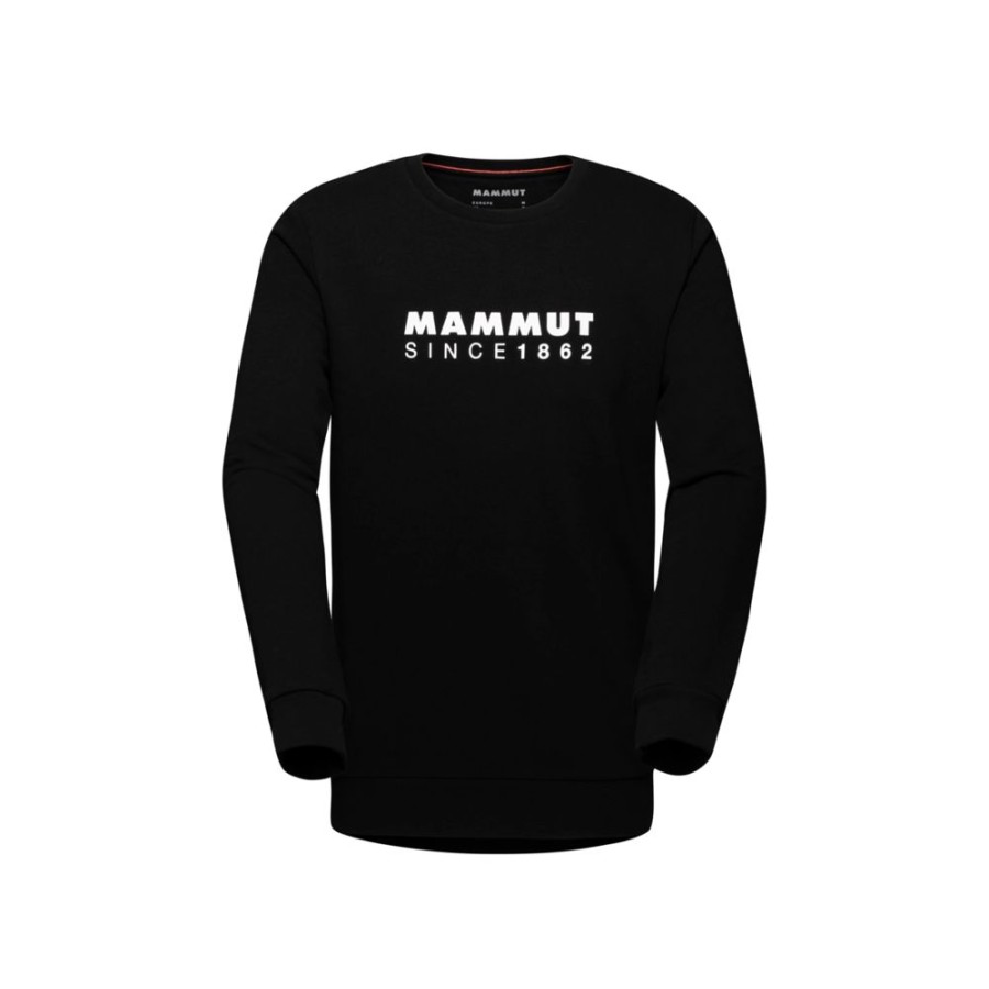 On mmtsklep Polary I Bluzy | Bluza Mammut Core Ml Crew Neck Men Logo Black