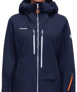 Ona mmtsklep Kurtki I Kamizelki | Kurtka Haldigrat Air Hs Hooded Jacket Women Marine-White