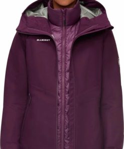 Ona mmtsklep Kurtki I Kamizelki | Kurtka Convey 3 In 1 Hs Hooded Jacket Women Grape-Grape