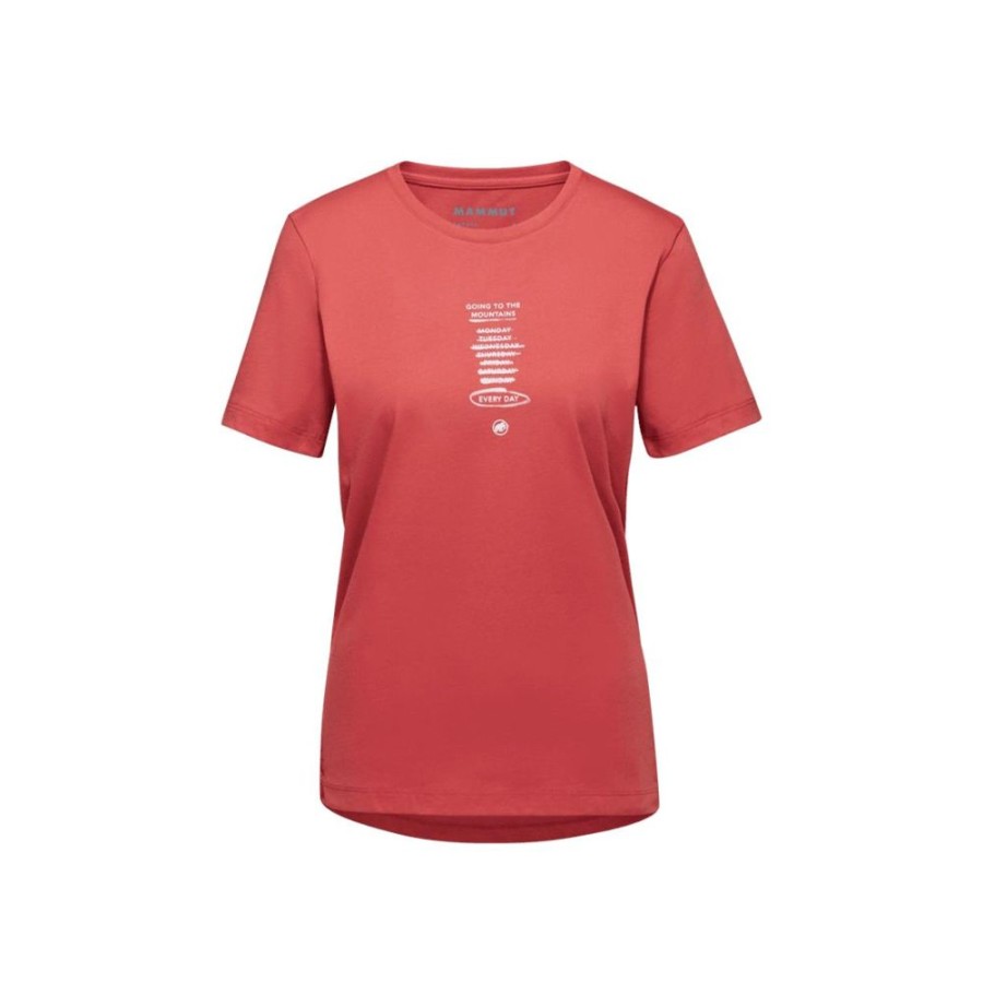 Ona mmtsklep Koszulki I Koszule | Koszulka Mammut Core T-Shirt Women Every Day Terracotta