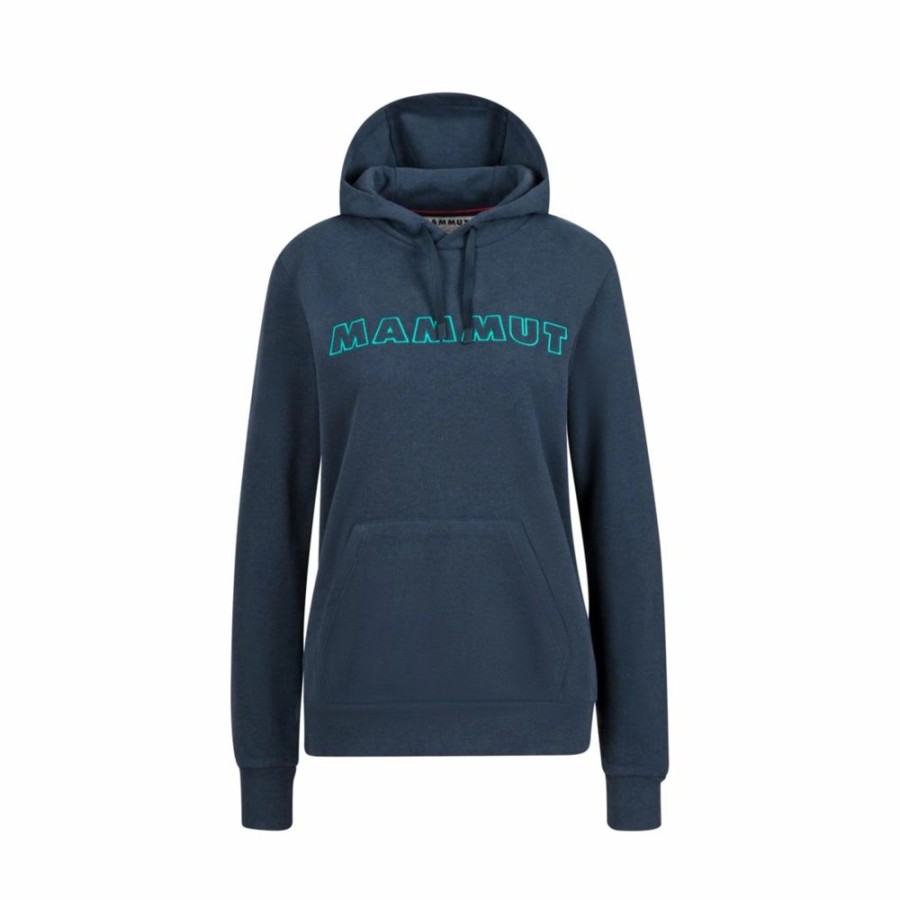 Ona mmtsklep Polary I Bluzy | Bluza Logo Ml Hoody Women Marine Melange Prt1