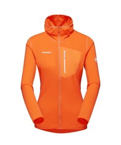 Ona mmtsklep Polary I Bluzy | Bluza Aenergy Light Ml Hooded Jacket Women Tangerine