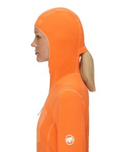 Ona mmtsklep Polary I Bluzy | Bluza Aenergy Light Ml Hooded Jacket Women Tangerine