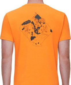 On mmtsklep Koszulki I Koszule | Koszulka Massone T-Shirt Men Crag Dark Tangerine