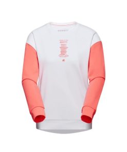 Ona mmtsklep Polary I Bluzy | Bluza Mammut Core Ml Crew Neck Women Every Day White-Salmon