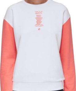 Ona mmtsklep Polary I Bluzy | Bluza Mammut Core Ml Crew Neck Women Every Day White-Salmon