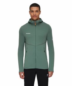 On mmtsklep Polary I Bluzy | Polar Aconcagua Light Ml Hooded Jacket Men Dark Jade