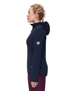 Ona mmtsklep Polary I Bluzy | Polar Aconcagua Light Ml Hooded Jacket Women Marine