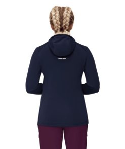 Ona mmtsklep Polary I Bluzy | Polar Aconcagua Light Ml Hooded Jacket Women Marine