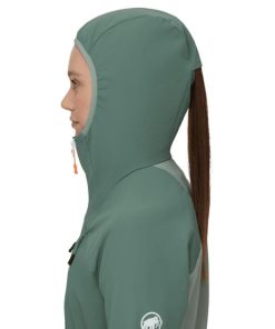 Ona mmtsklep Kurtki I Kamizelki | Kurtka Aenergy So Hybrid Hooded Jacket Women Dark Jade-Jade