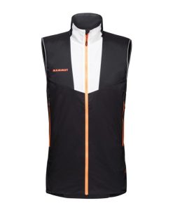 On mmtsklep Kurtki I Kamizelki | Kamizelka Rime Light In Flex Vest Men Black-White-Vibrant Orange