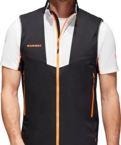 On mmtsklep Kurtki I Kamizelki | Kamizelka Rime Light In Flex Vest Men Black-White-Vibrant Orange