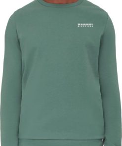 On mmtsklep Polary I Bluzy | Bluza Mammut Core Ml Crew Neck Men 1862 Dark Jade