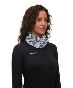 On mmtsklep Chusty | Chusta Mammut Neck Gaiter Climbing Scene White-Black