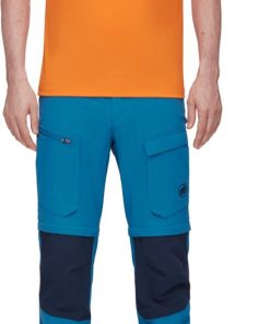 On mmtsklep Spodnie I Spodenki | Spodnie Zinal Hybrid Zip Off Pants Men Deep Ice-Marine