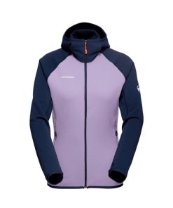 Ona mmtsklep Polary I Bluzy | Polar Aconcagua Ml Hooded Jacket Women Supernova-Marine