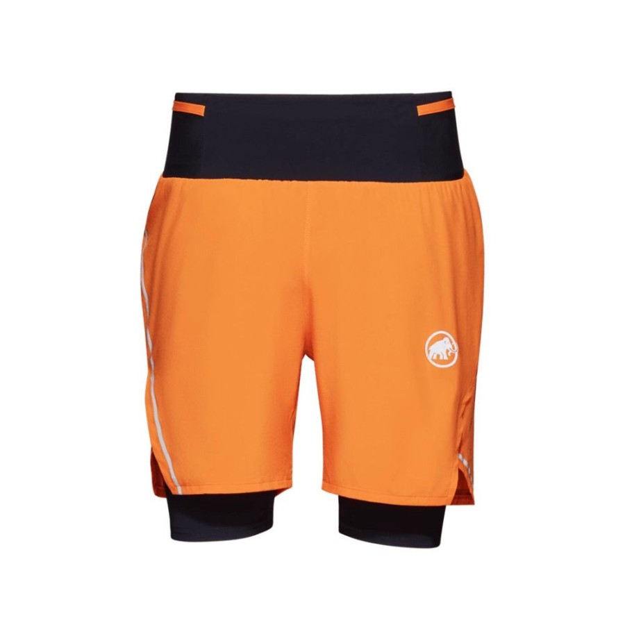 On mmtsklep Spodnie I Spodenki | Spodenki Do Biegania Aenergy Tr 2 In 1 Shorts Men Dark Tangerine-Black