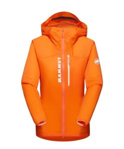 Ona mmtsklep Kurtki I Kamizelki | Kurtka Aenergy Wb Hooded Jacket Women Dark Tangerine