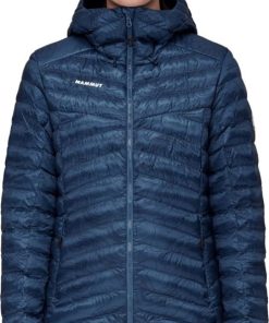 Ona mmtsklep Kurtki I Kamizelki | Kurtka Albula In Hooded Jacket Women Unexplored Deep Ice-Marine